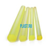 Стержень Полиуретан PLASTENG PU 20х500мм (0,2 кг) Желтый ШОР А85
