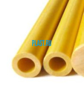 Втулка Капролон (Полиамид) PLASTENG ПА-6 50х40х1000мм Желтый