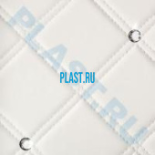 Декоративная панель SIBU Leather Line Bianco Silver (с клеевым слоем)
