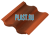 Начальная хребтовая черепица Baltic Tile Sea Wave антик
