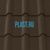 Плоский лист 0,5 мм 2000*1250 Grand Line (Zn 275) GreenCoat Pural BT RR 32- т.коричневый