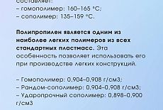 Свойства и преимущества полипропилена (PP)