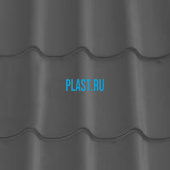 Лист 0,5 мм 2200*1180 Grand Line Металлочерепица Classic GreenCoat Pural BT RR 23 - т.серый