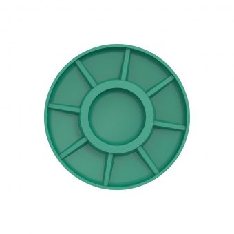 Крышка колодца "Rostok" пластиковая зеленая